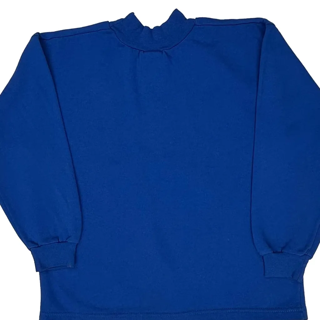 Kids Mickey Unlimited Cartoon Sweatshirt - Medium Blue Cotton Blend - Image 8