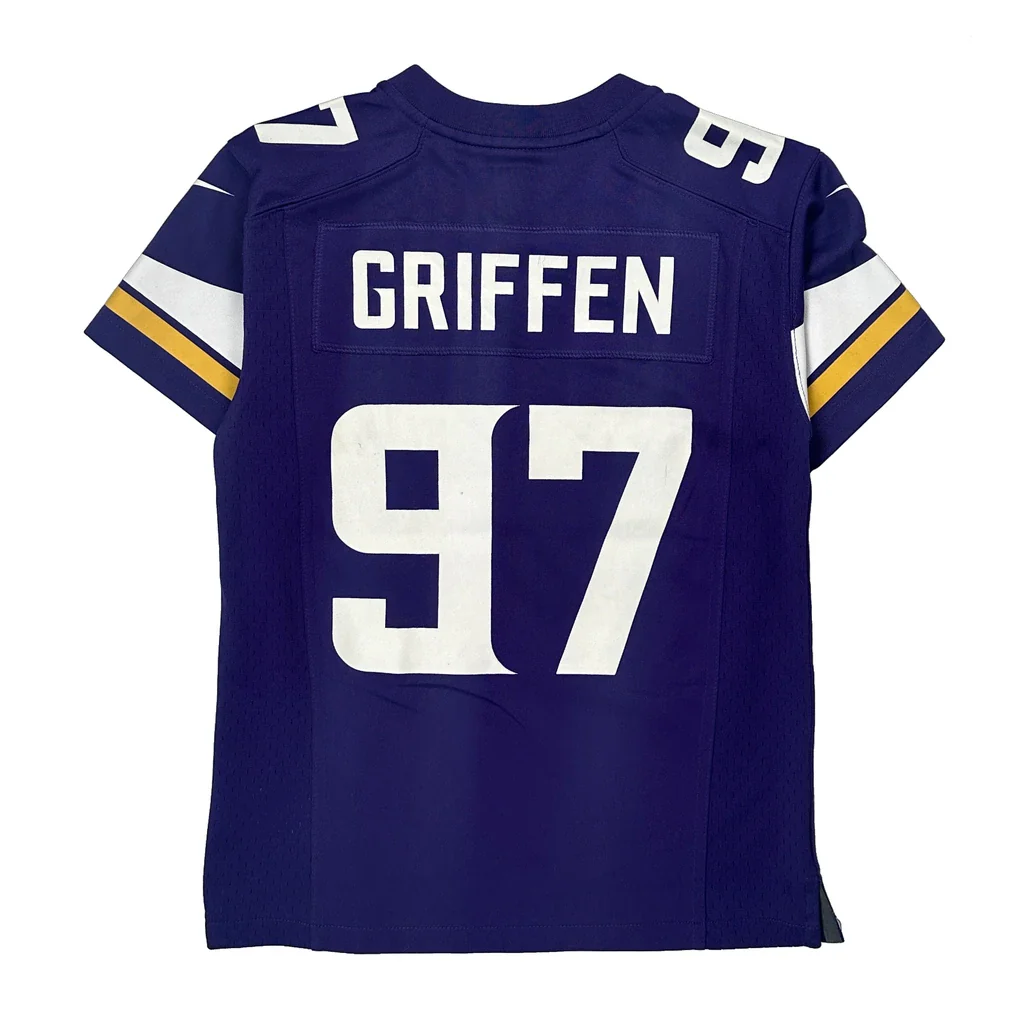 Kids Nike Vikings Football Jersey - Small Purple Polyester - Image 2