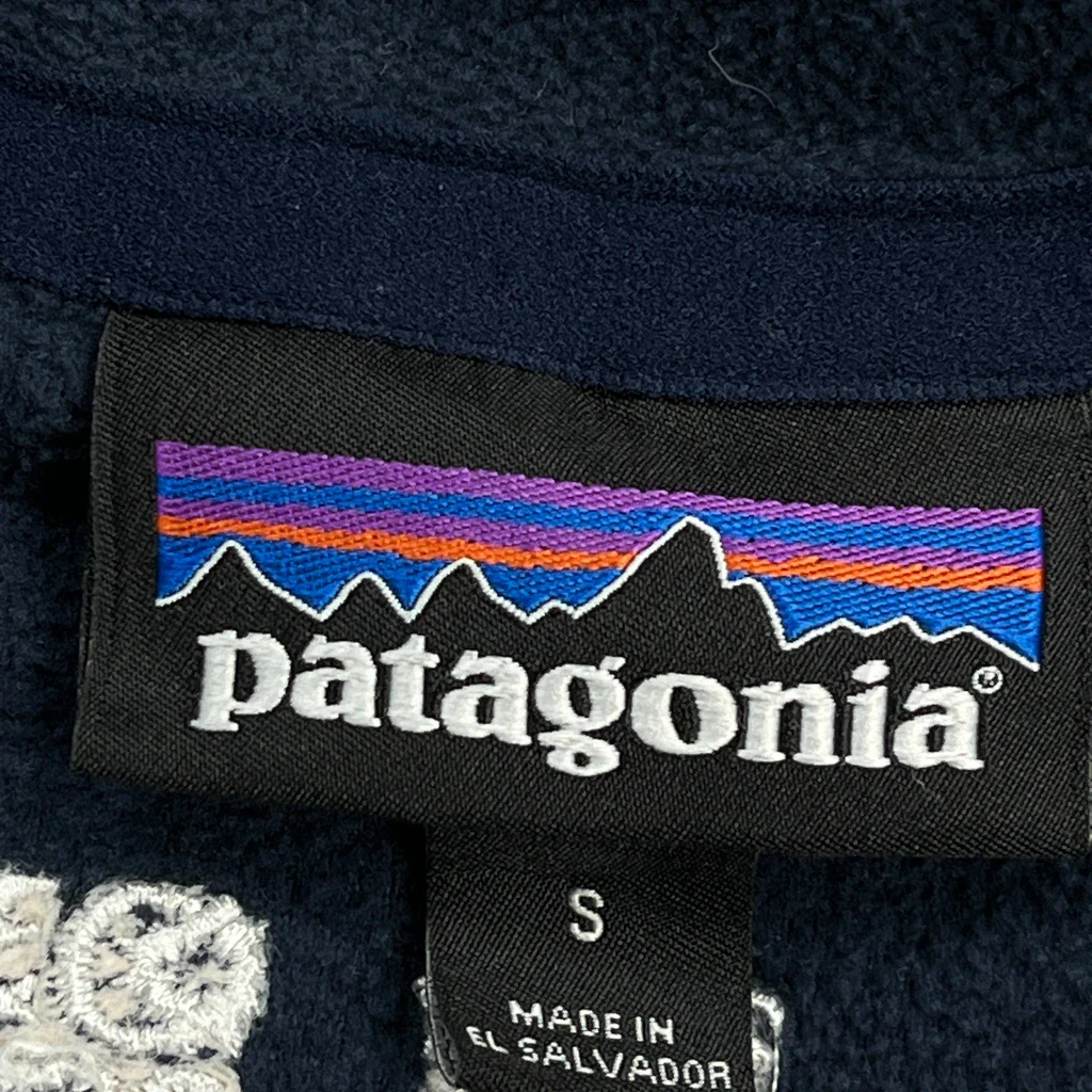 Kids Patagonia Fleece - Small Blue Polyester - Image 3