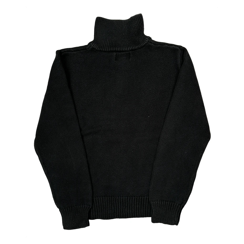 Kids Polo By Ralph Lauren 1/4 Zip - Small Black Cotton - Image 2