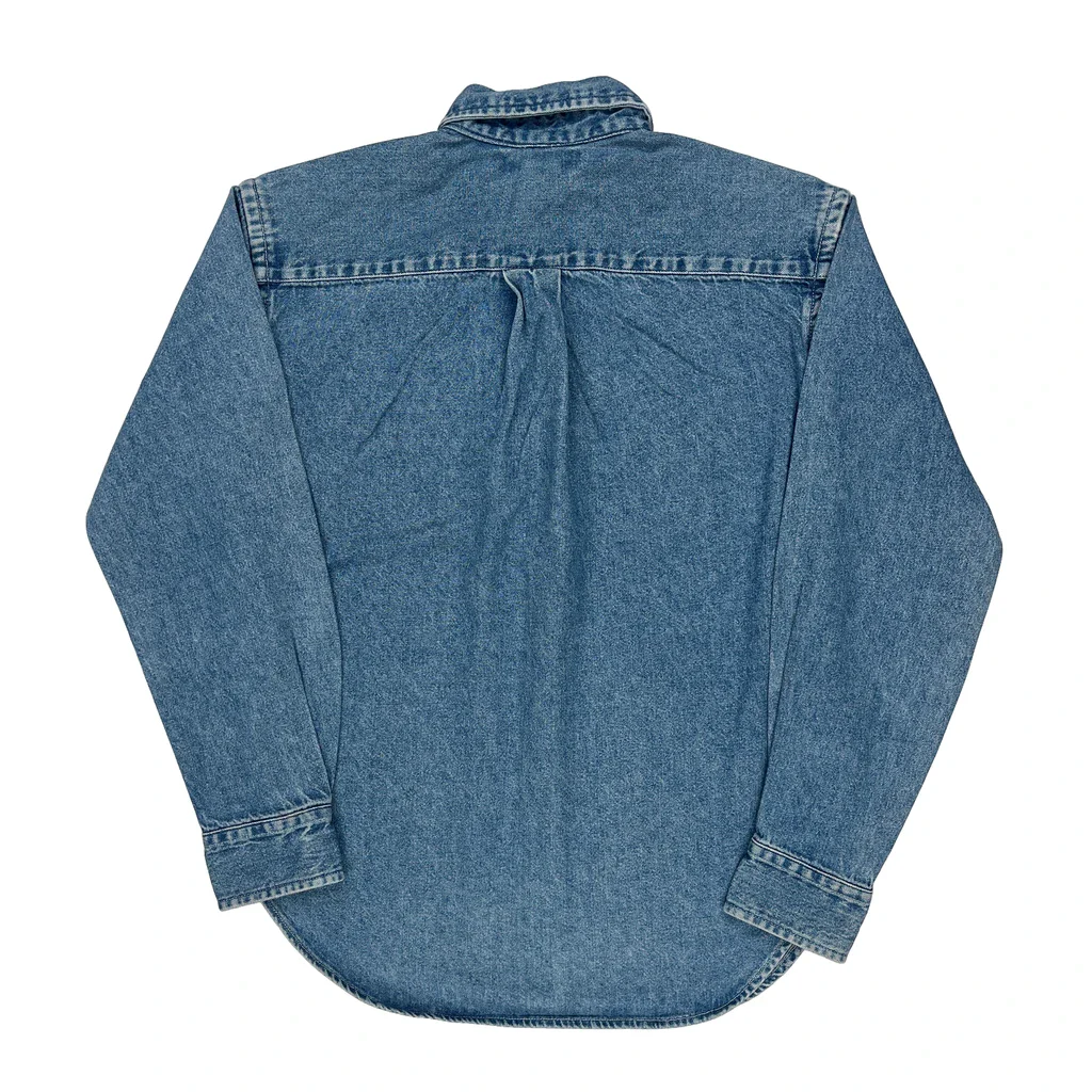 Kids Ralph Lauren Denim Shirt - Small Blue Cotton - Image 2