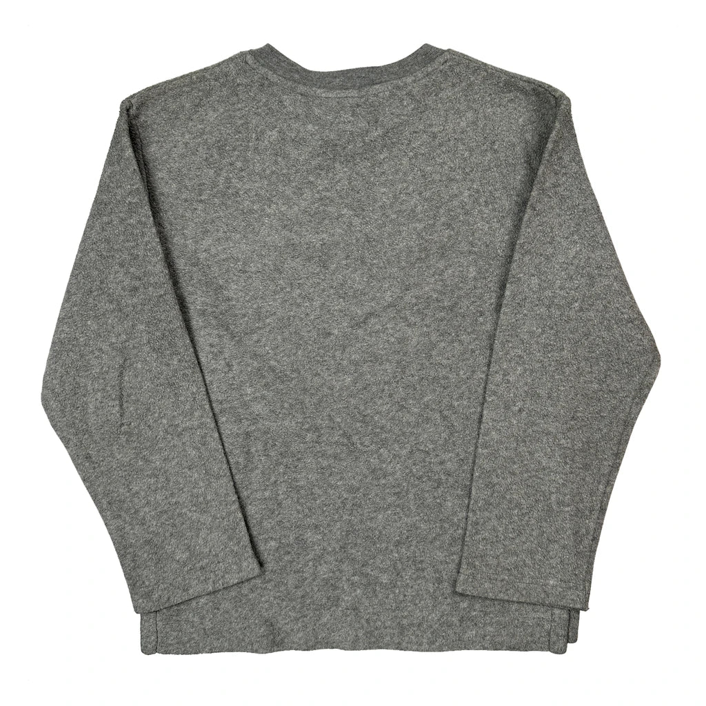 Kids Ralph Lauren Long Sleeve T-Shirt - Small Gray Polyester - Image 2
