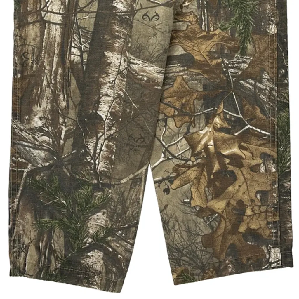 Kids Realtree Camo Cargo Trousers - Small Camo Cotton Blend - Image 7