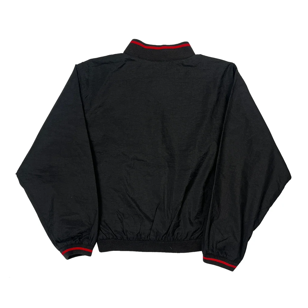 Kids Reebok Spellout Windbreaker - Medium Black Nylon - Image 2