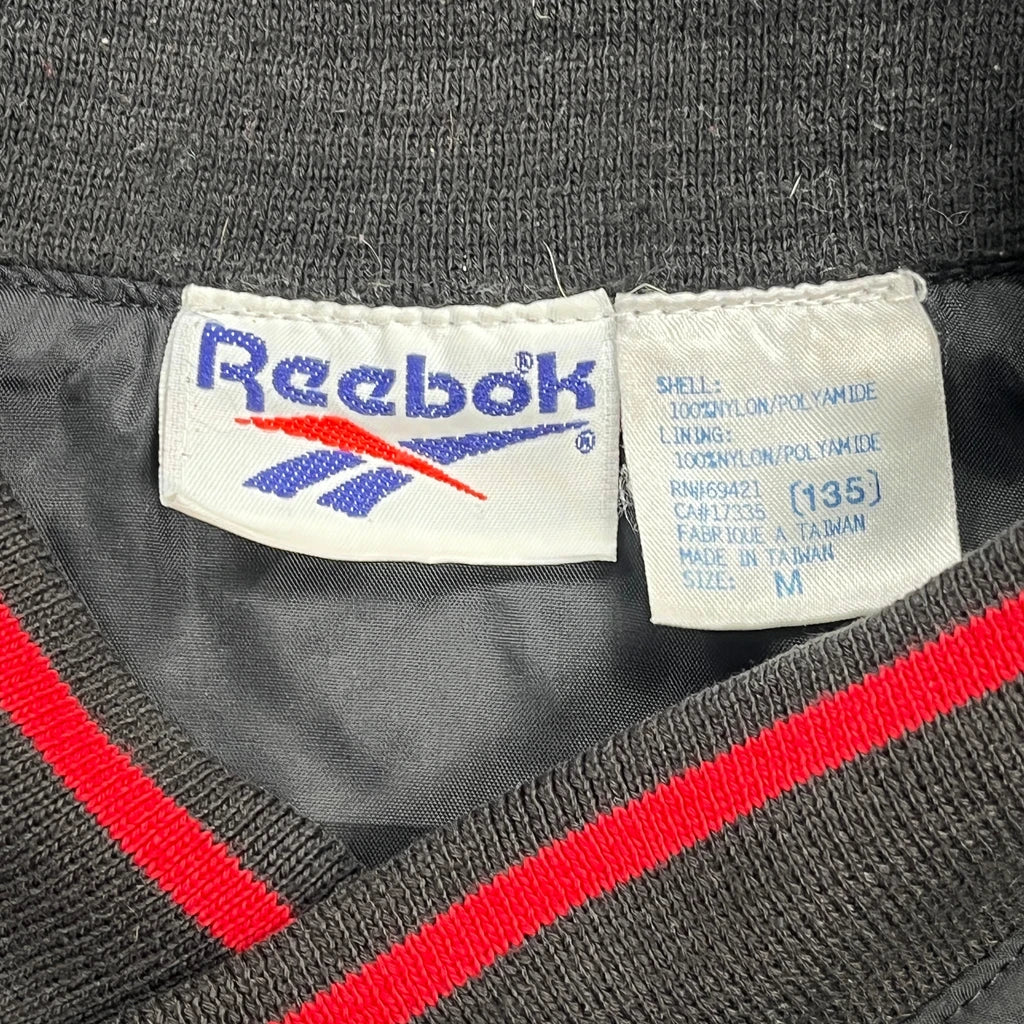 Kids Reebok Spellout Windbreaker - Medium Black Nylon - Image 3