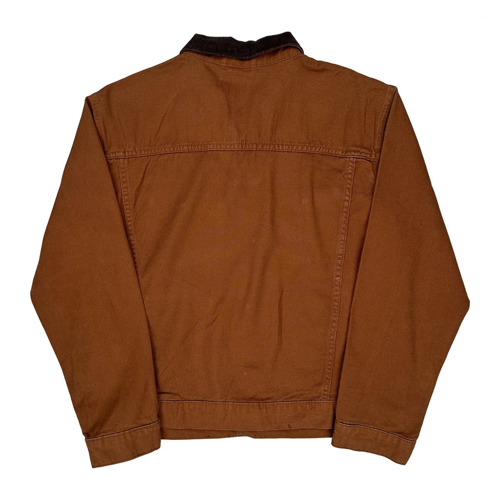 King Of Beers Budweiser Denim Jacket - XL Brown Cotton - Image 2