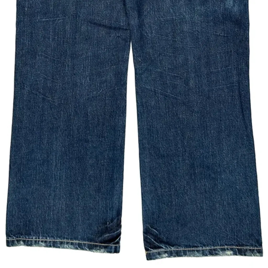 King Of Pride Boot Cut Jeans - 34W 31L Blue Cotton - Image 8