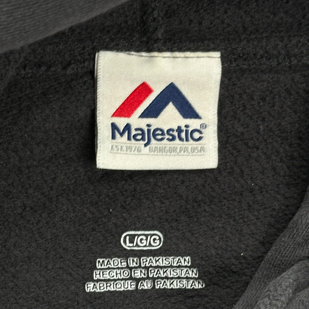 Kings Hockey Majestic Hoodie - Large Black Cotton - Image 3