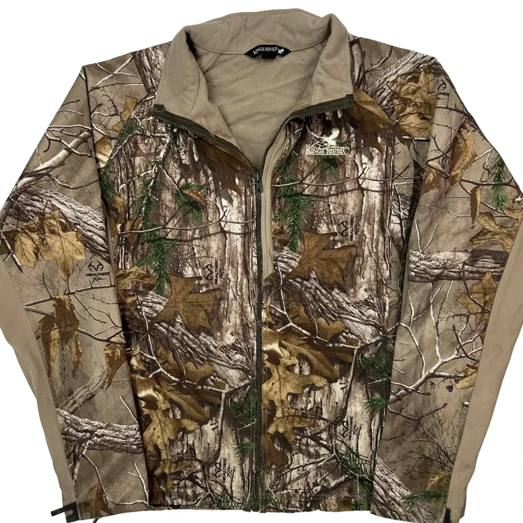 Kings River Fleece Jacket - Large Camo Polyester - Image 4