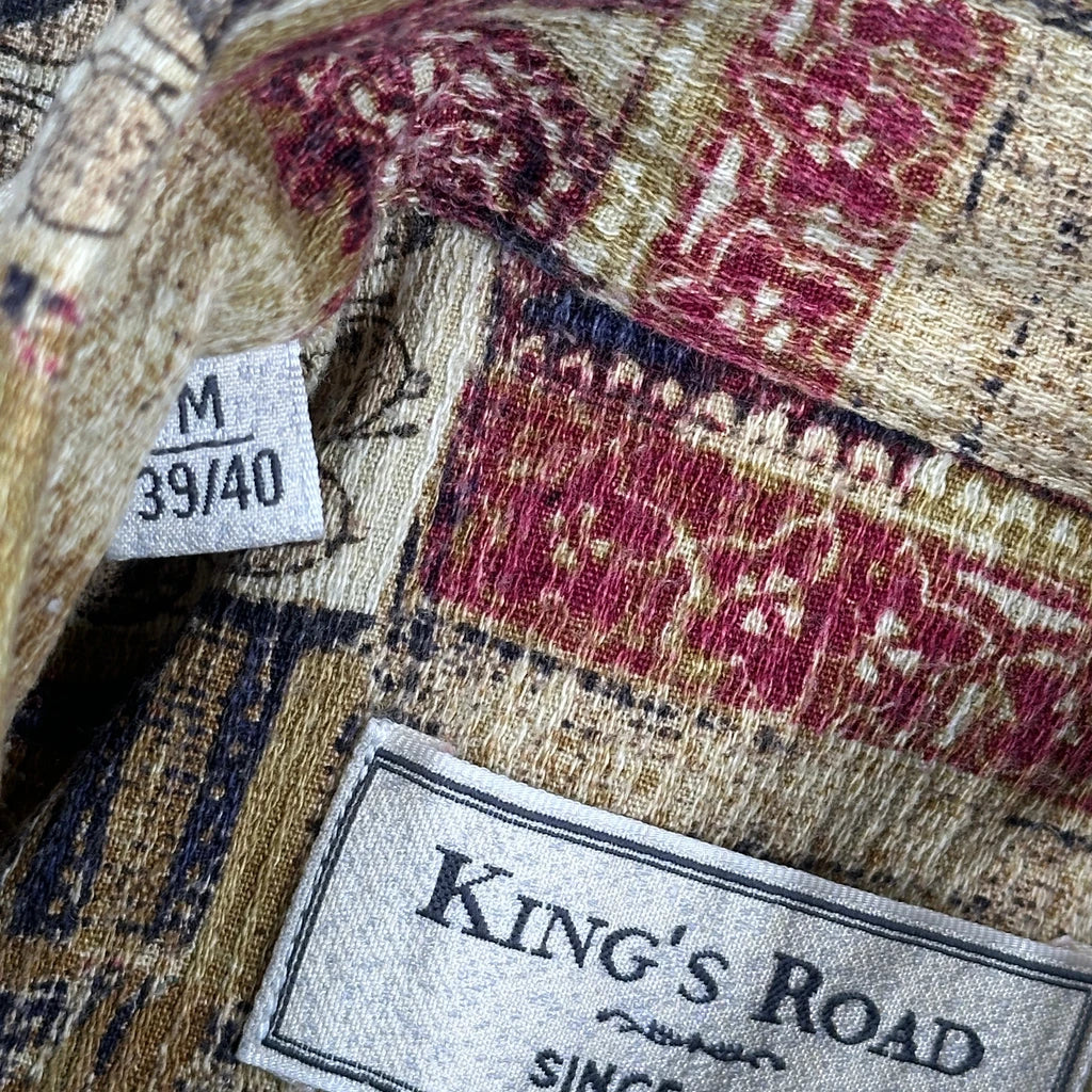 Kings Road Patterned Shirt - Medium Multicoloured Cotton - Image 3