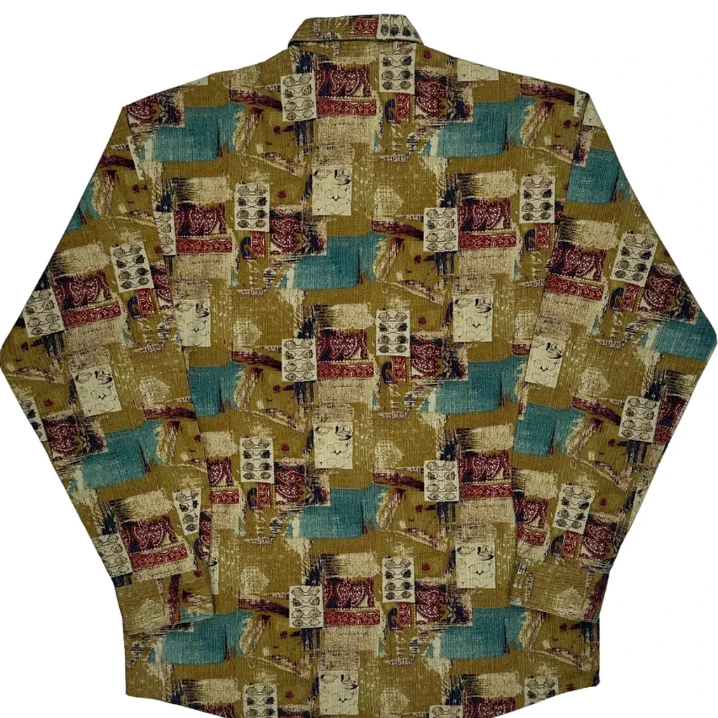 Kings Road Patterned Shirt - Medium Multicoloured Cotton - Image 6