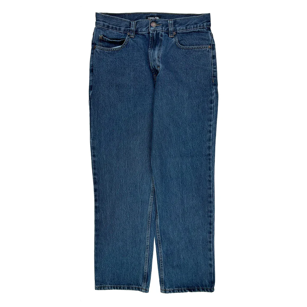 Kirkland Signature Jeans - 31W 29L Blue Denim - Image 2