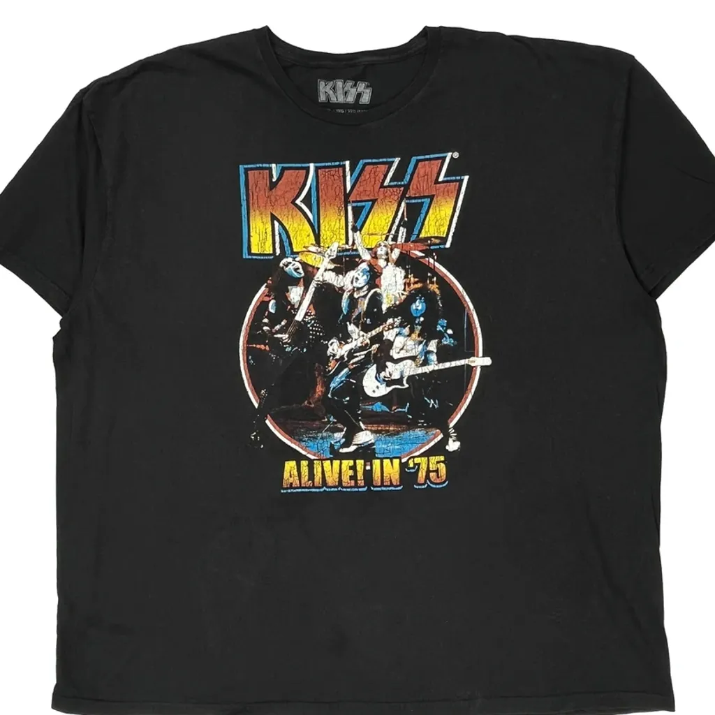Kiss Band T-Shirt - 3XL Black Cotton - Image 4