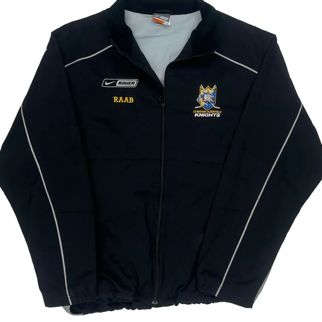 Knights Nike Track Jacket - Large Black Nylon - Image 5