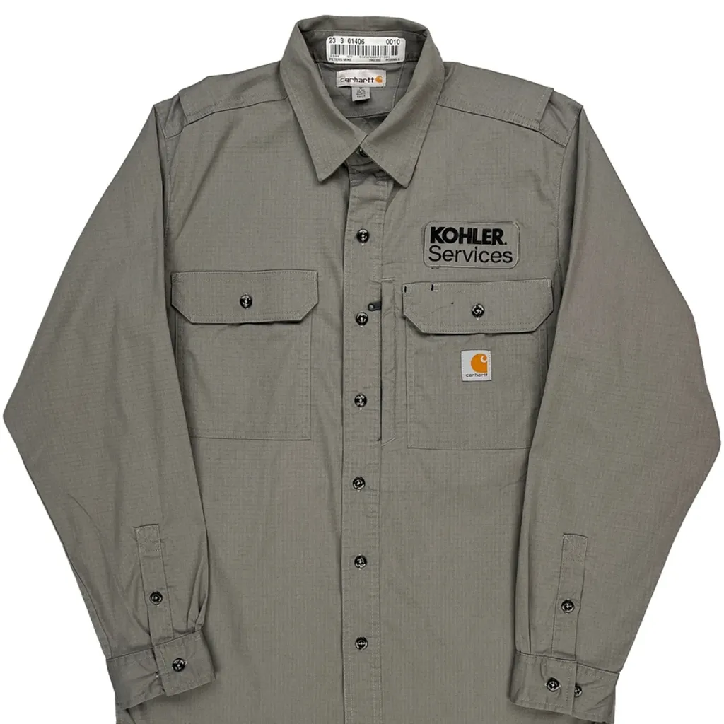 Kohler Services Carhartt Shirt - Medium Gray Cotton - Image 5