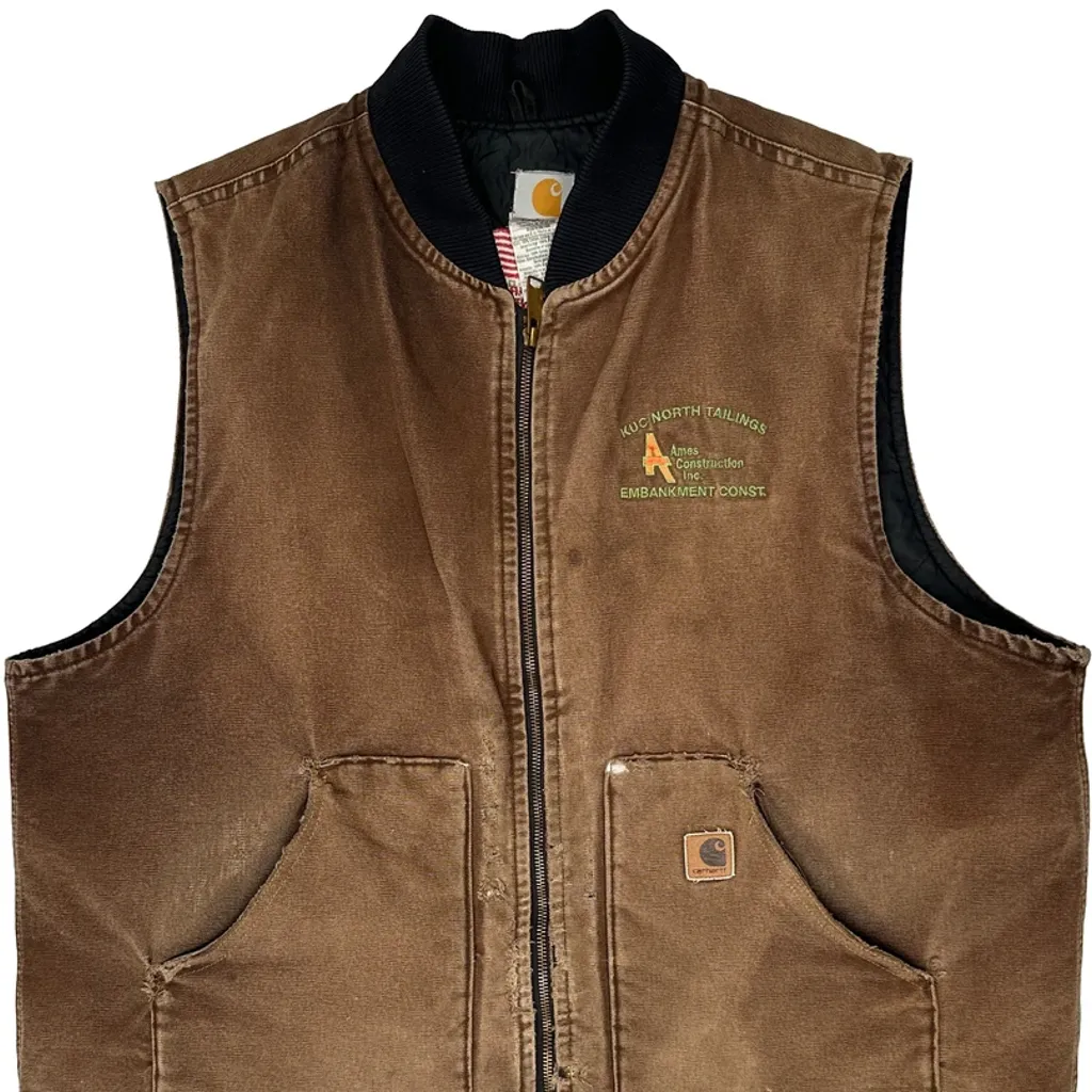 Kuc North Tailings Carhartt Gilet - 2XL Brown Cotton - Image 4