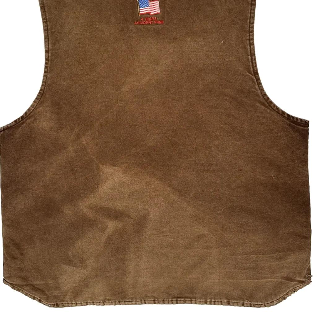 Kuc North Tailings Carhartt Gilet - 2XL Brown Cotton - Image 6