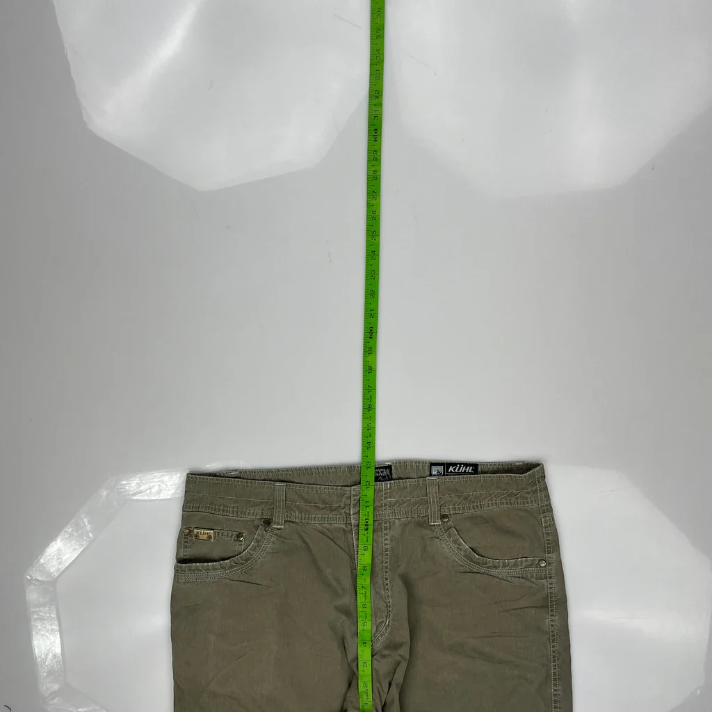 Kuhl Cargo Trousers - 36W 34L Green Cotton Blend - Image 5
