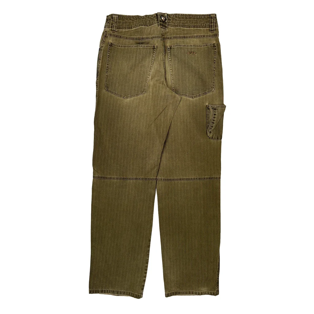 Kuhl Knee Dart Corduroy Carpenter Pants - 32W 33L Brown Cotton