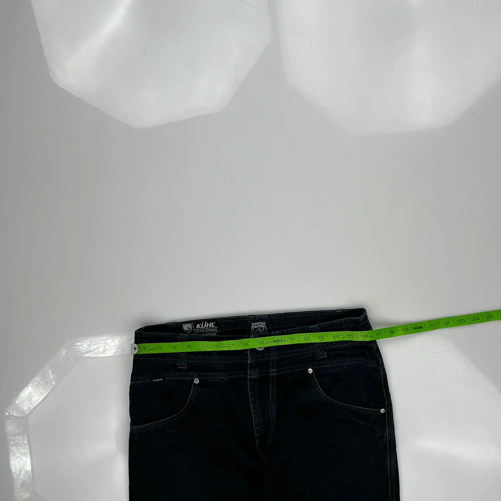 Kuhl Carpenter Trousers - 32W 32L Black Cotton - Image 4