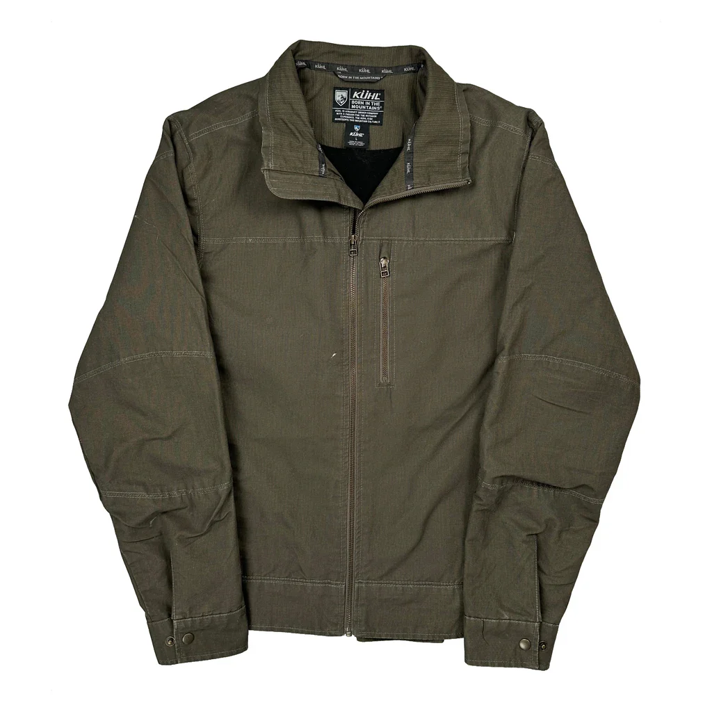 Kuhl Jacket - Large Green Cotton Blend