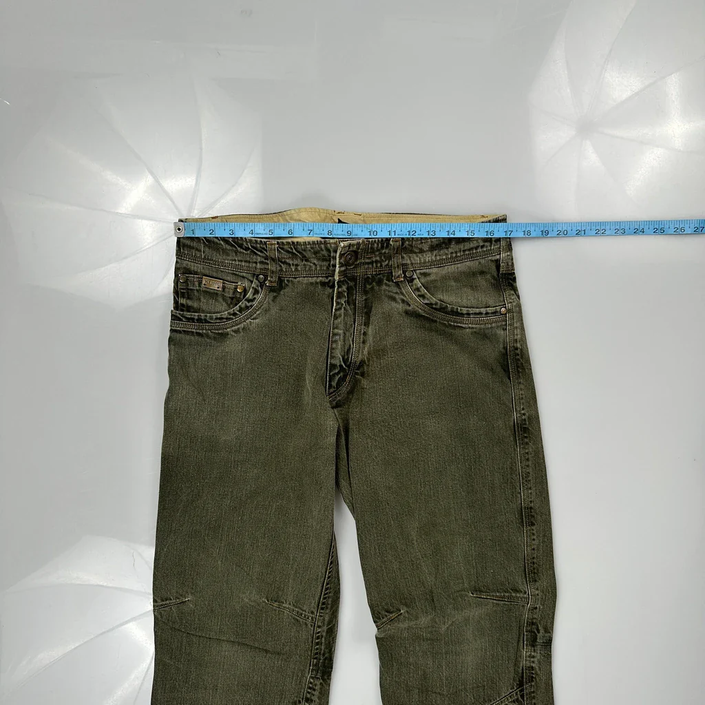 Kuhl Knee Darts Pants - 34W 31L Green Cotton - Image 3