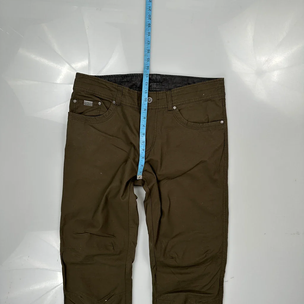 Kuhl Trousers - 36W 34L Brown Cotton Blend - Image 4
