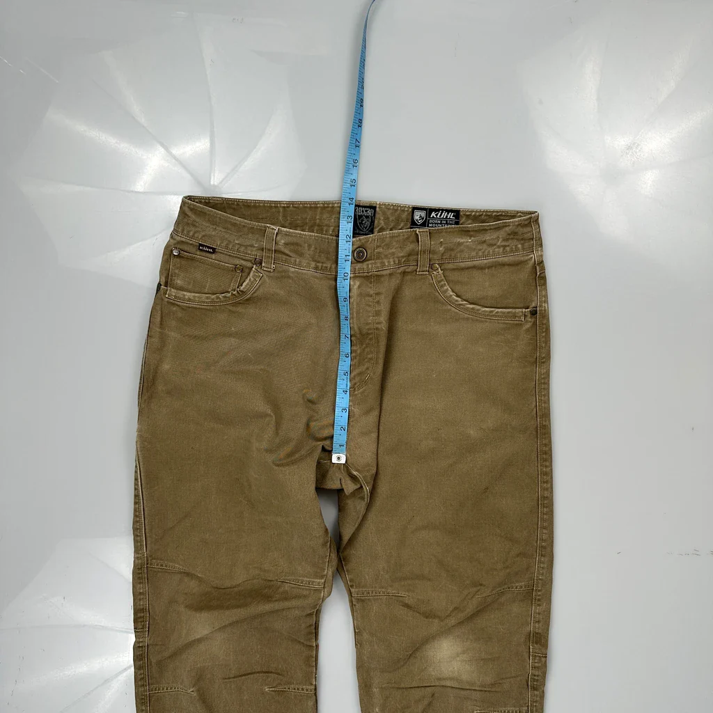 Kuhl Trousers - 38W 30L Brown Cotton Blend - Image 4