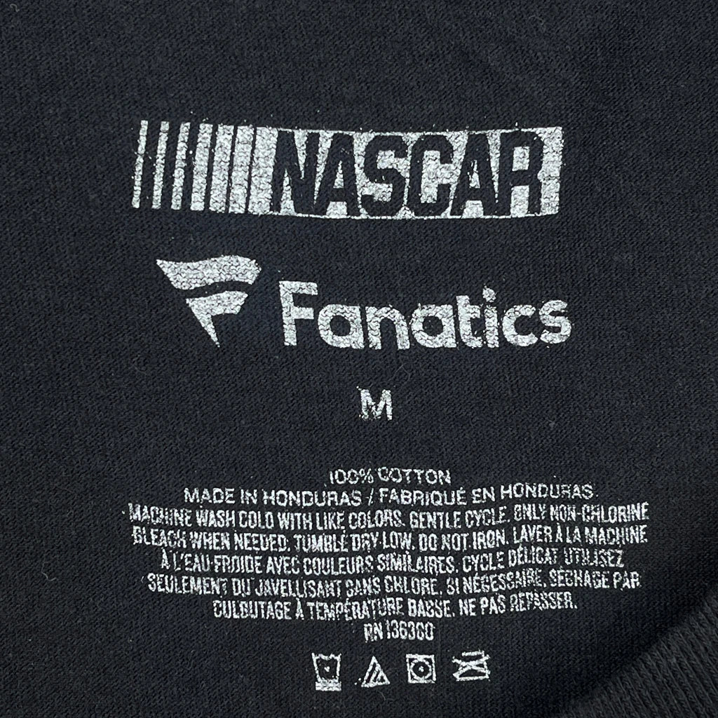 Kurt Busch Fanatics Nascar T-Shirt - Medium Black Cotton - Image 3