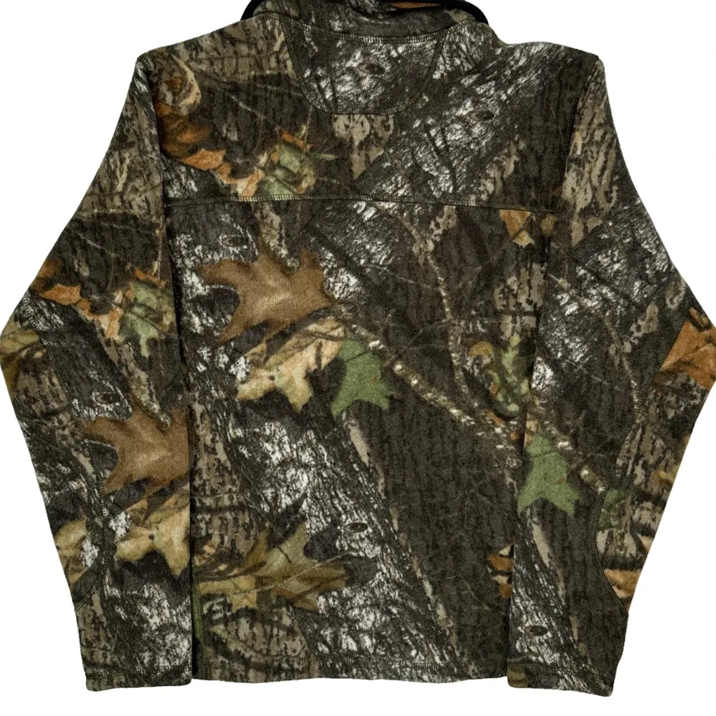 L.L.Bean Camo Fleece Jacket - Large Camo Polyester - Image 6