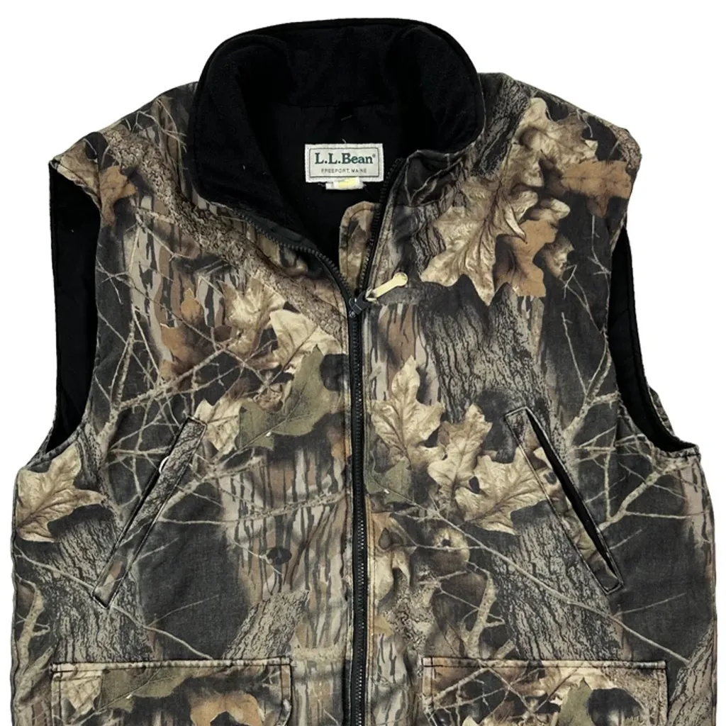 L.L.Bean Gilet - Large Camo Cotton - Image 5