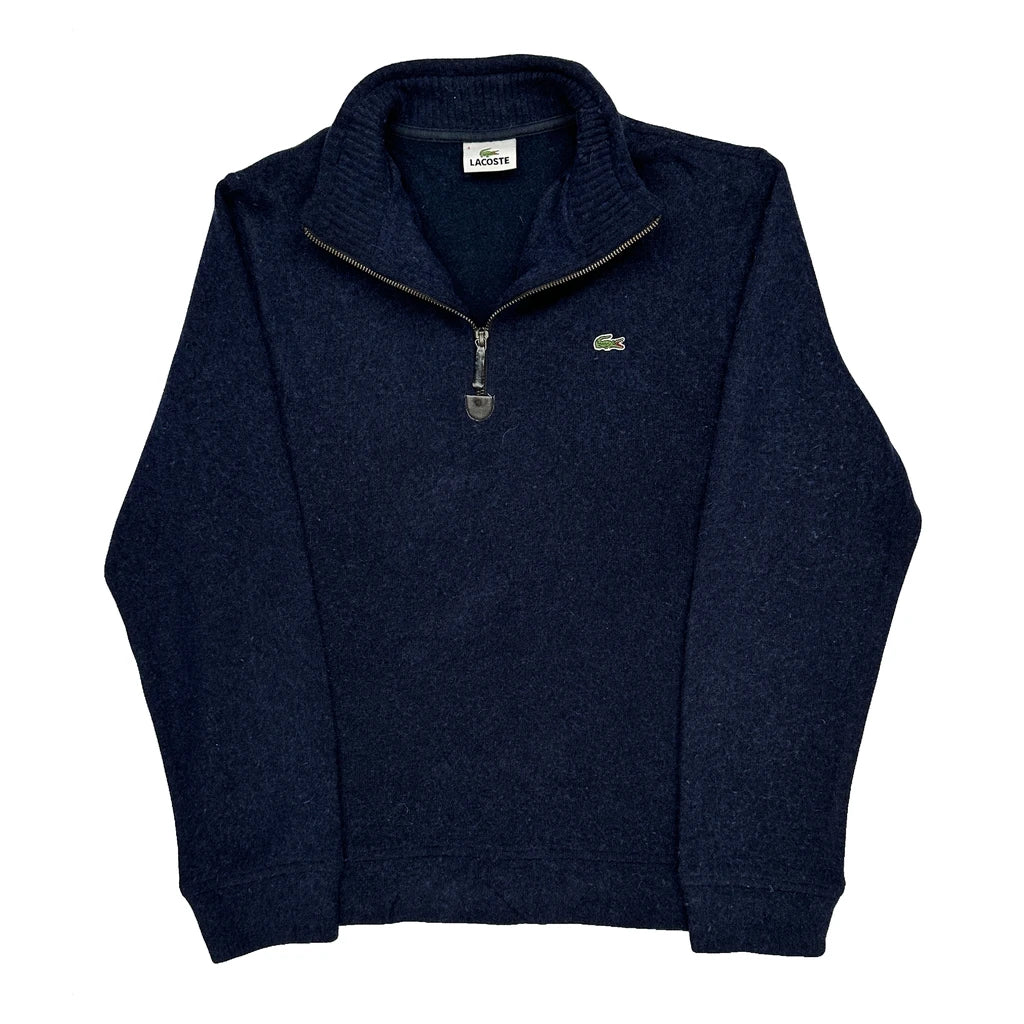Lacoste 1/4 Zip - Medium Navy Wool
