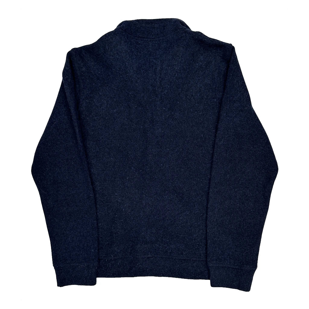Lacoste 1/4 Zip - Medium Navy Wool - Image 2
