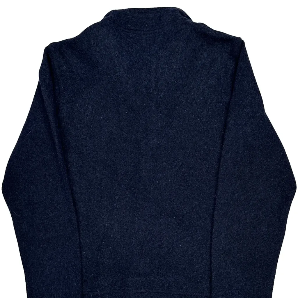 Lacoste 1/4 Zip - Medium Navy Wool - Image 7
