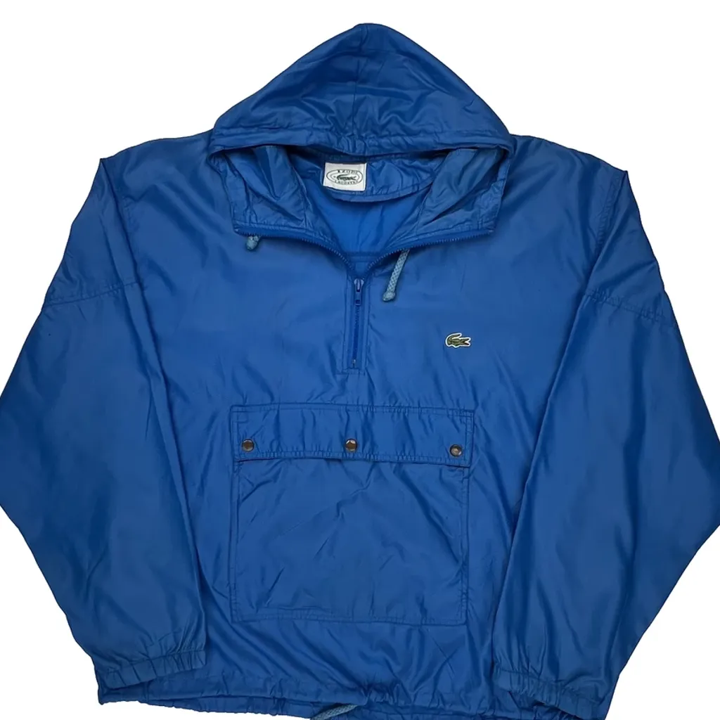 Lacoste Izod Windbreaker - XL Blue Nylon - Image 4