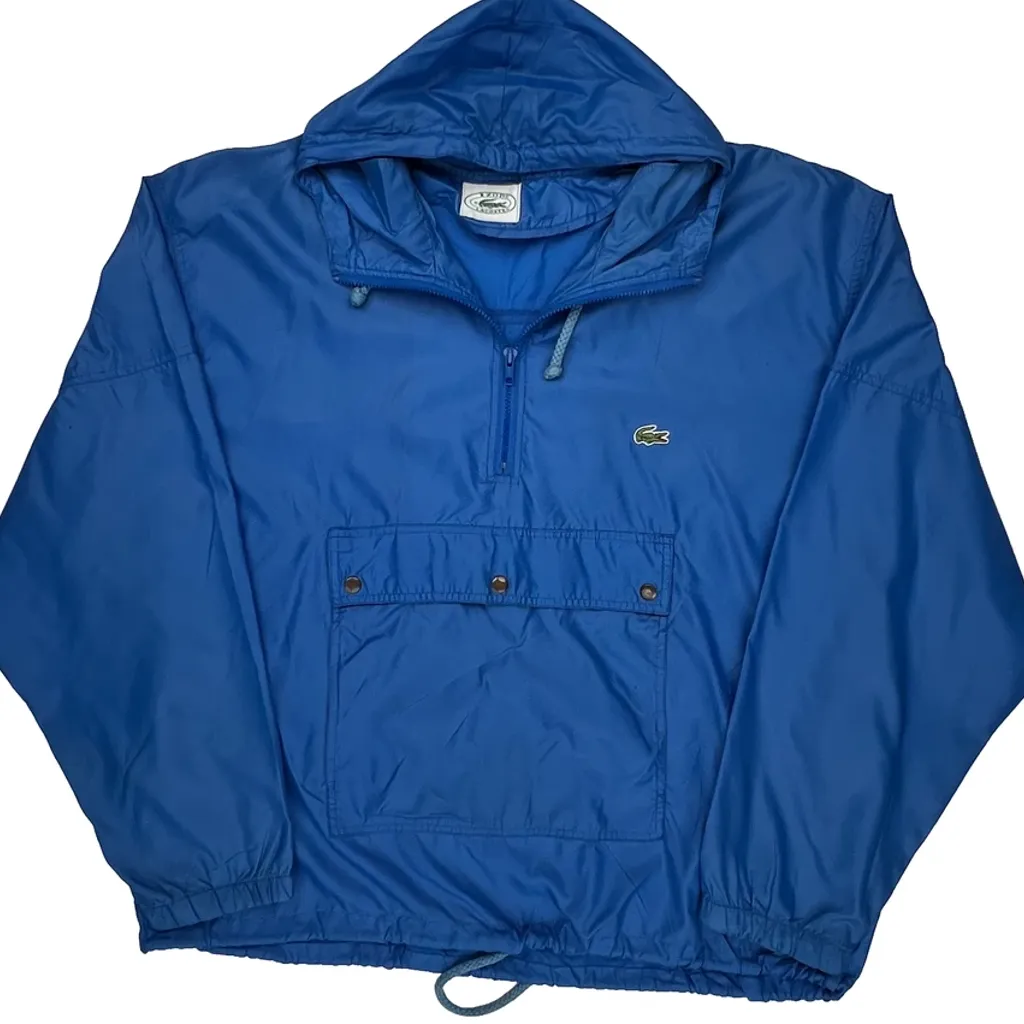 Lacoste Izod Windbreaker - XL Blue Nylon - Image 5