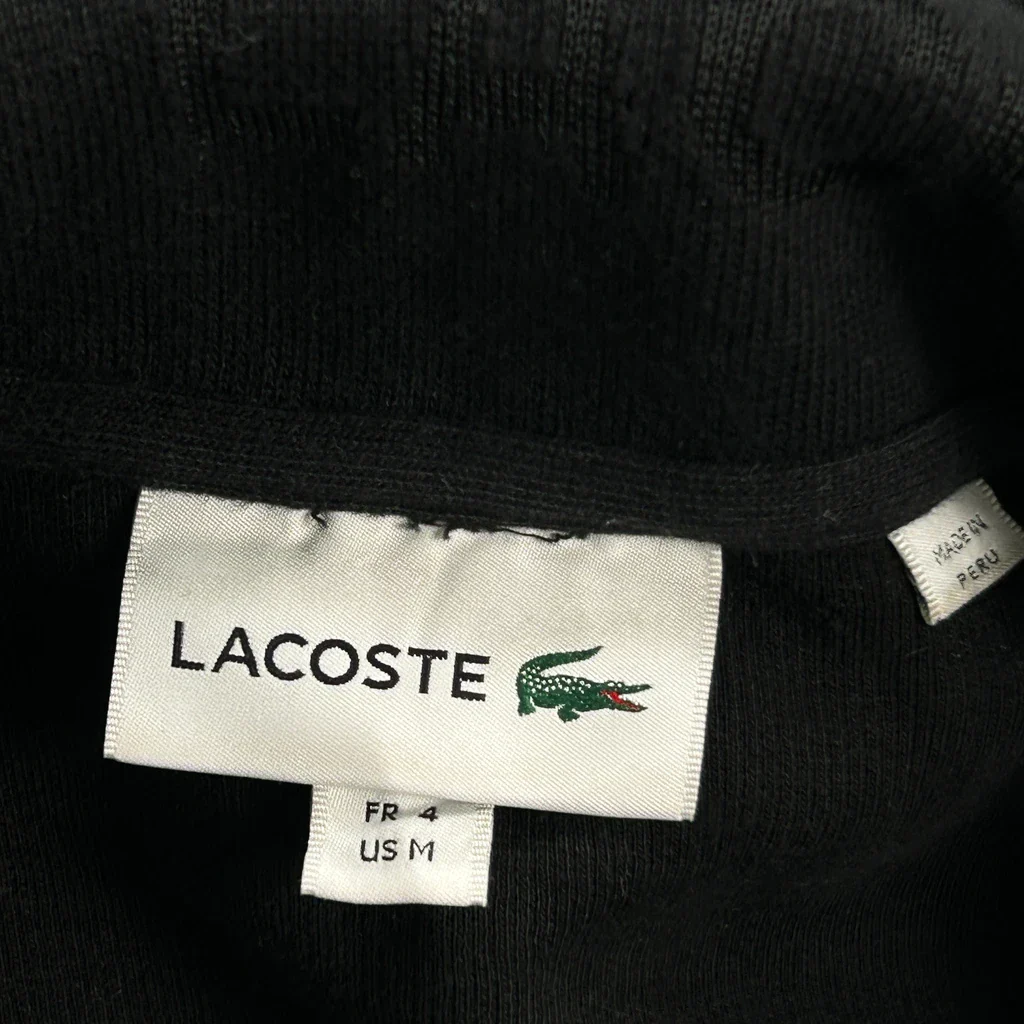 Lacoste Jumper - Medium Black Cotton - Image 3