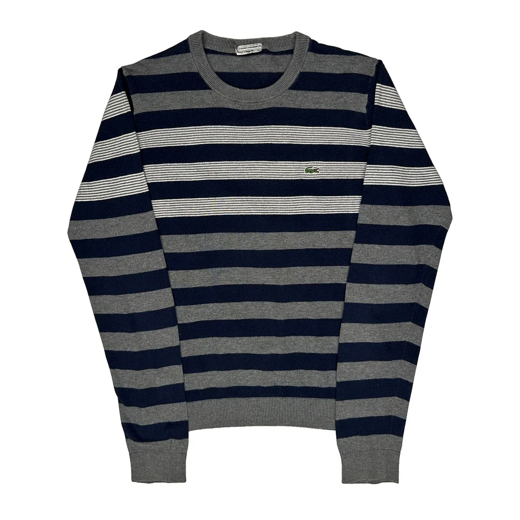Lacoste Jumper - Large Grey Cotton