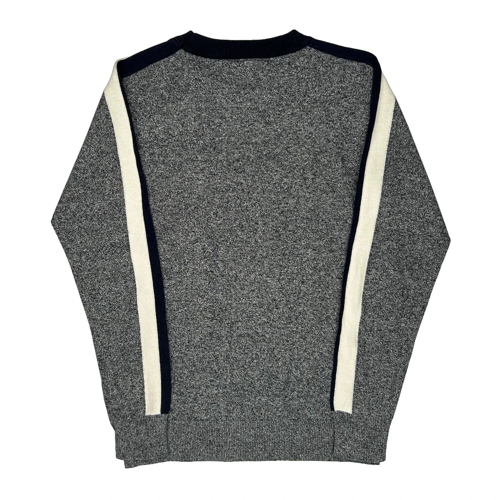 Lacoste Slim Fit Jumper - Medium Grey Cotton Blend - Image 2