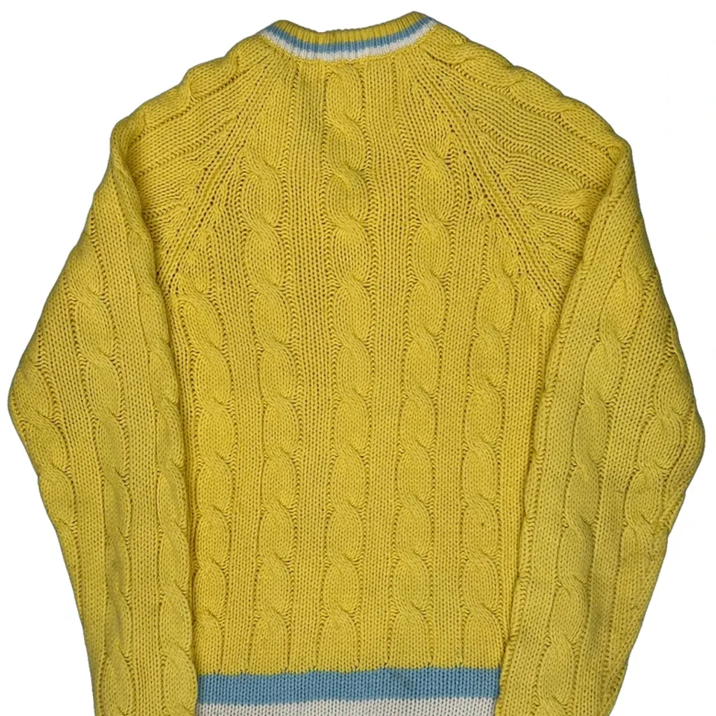 Lacoste Jumper - Small Yellow Cotton - Image 6