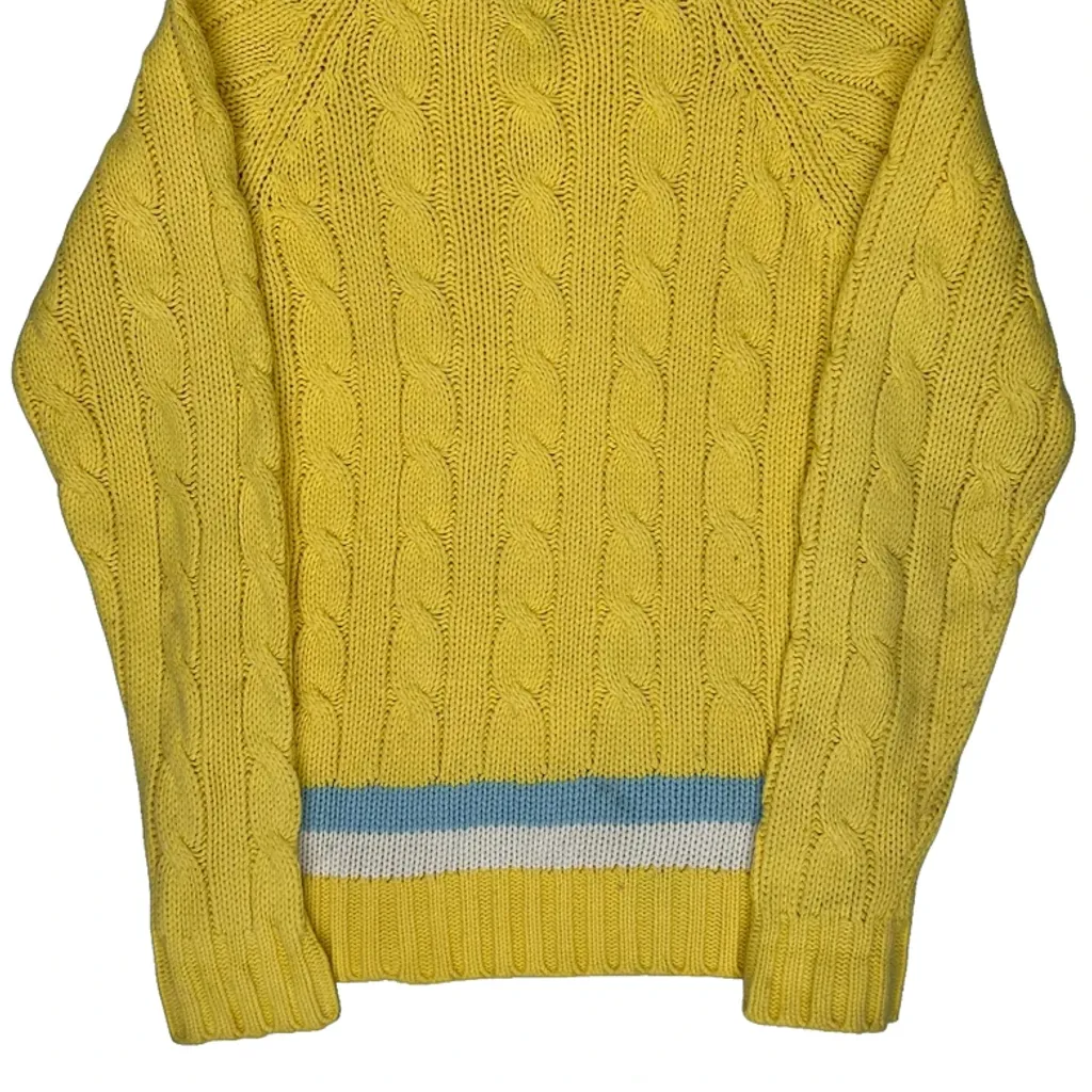 Lacoste Jumper - Small Yellow Cotton - Image 7