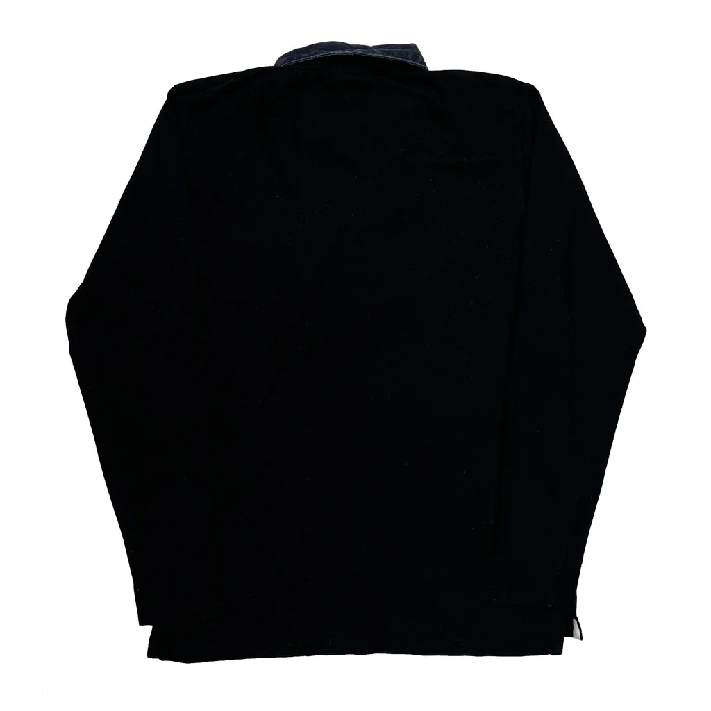 Lacoste Long Sleeve Polo Shirt - Large Black Cotton - Image 2