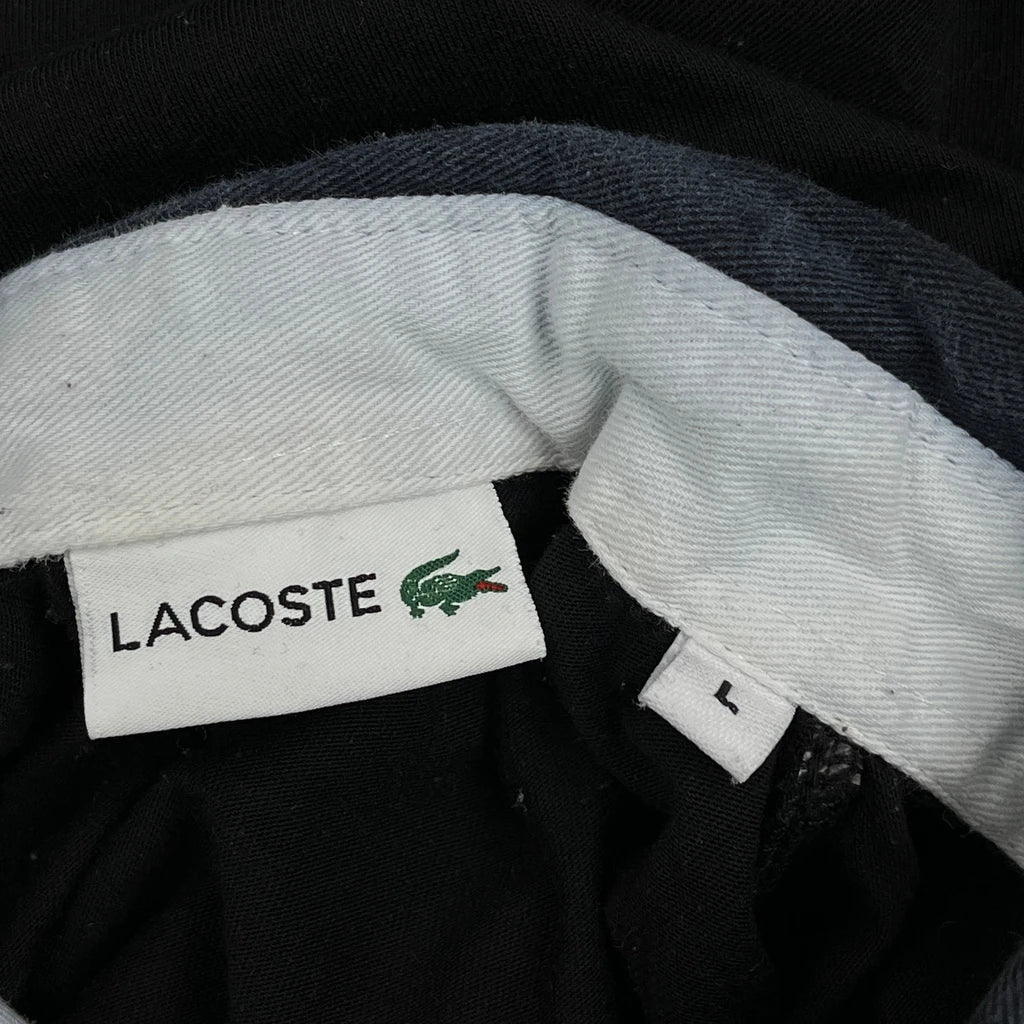 Lacoste Long Sleeve Polo Shirt - Large Black Cotton - Image 3