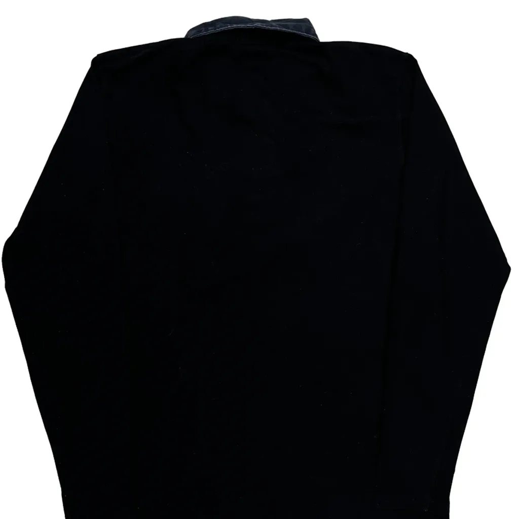 Lacoste Long Sleeve Polo Shirt - Large Black Cotton - Image 6