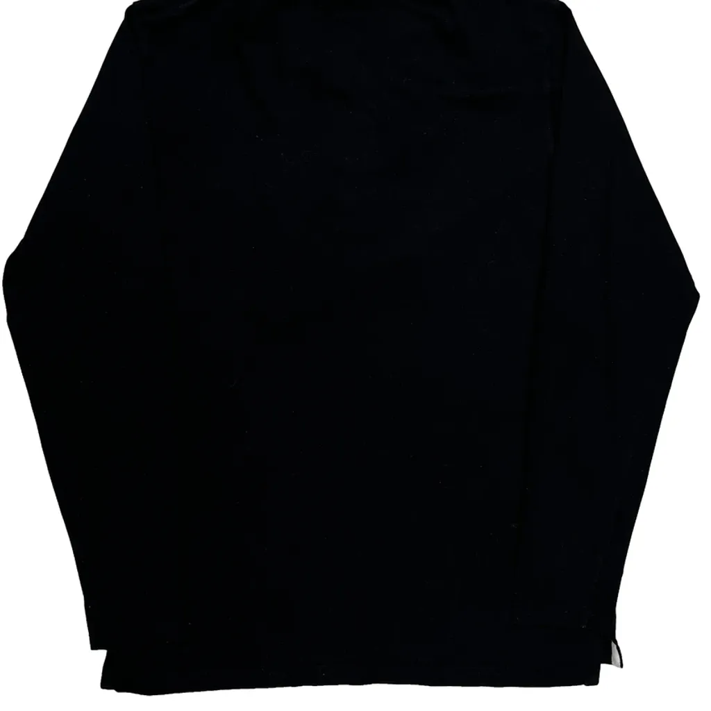 Lacoste Long Sleeve Polo Shirt - Large Black Cotton - Image 7