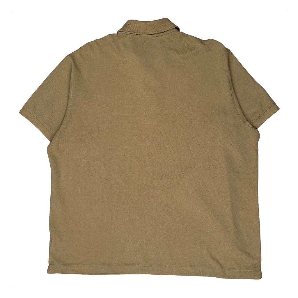 Lacoste Polo Shirt - 3XL Beige Cotton - Image 2