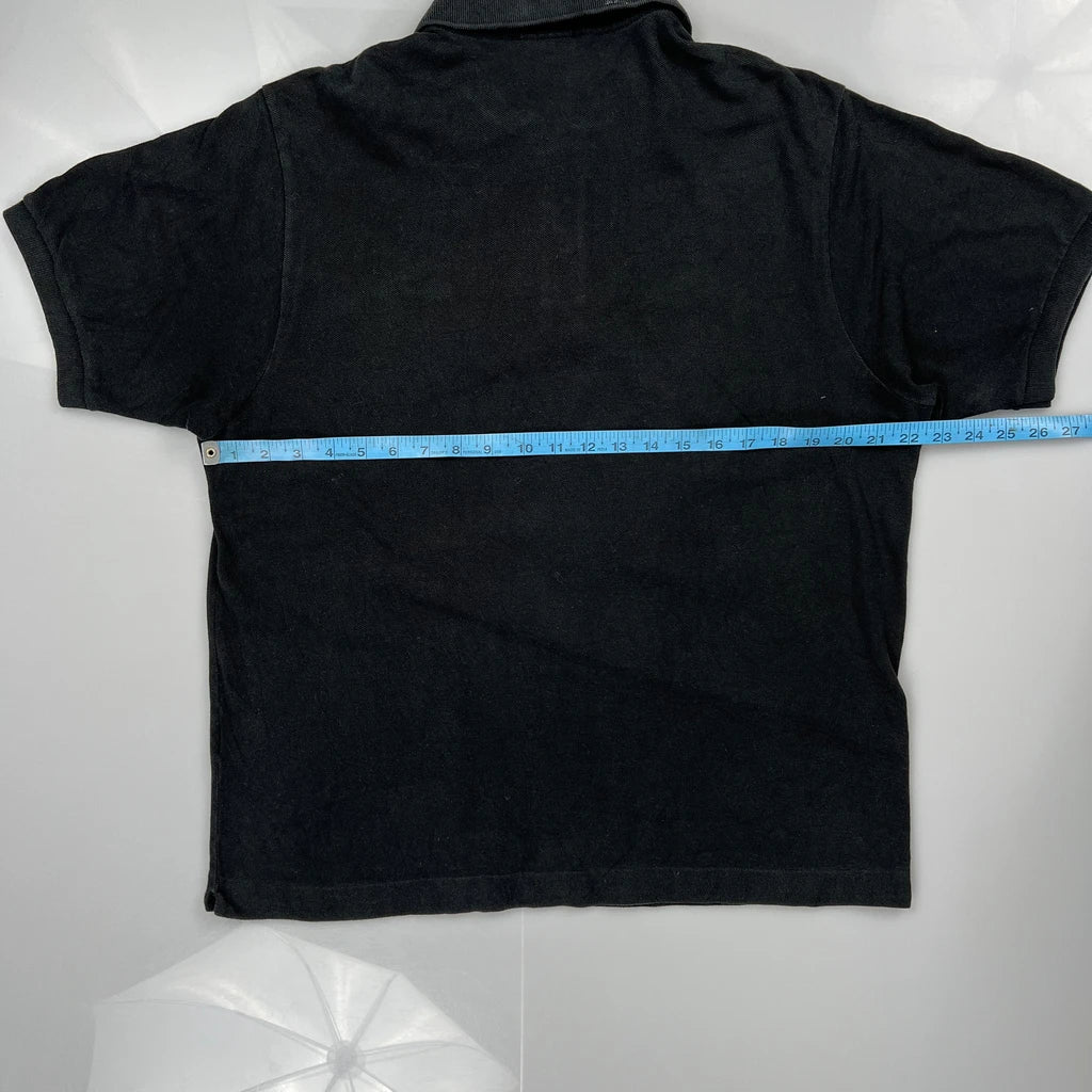 Lacoste Polo Shirt - XL Black Cotton - Image 3