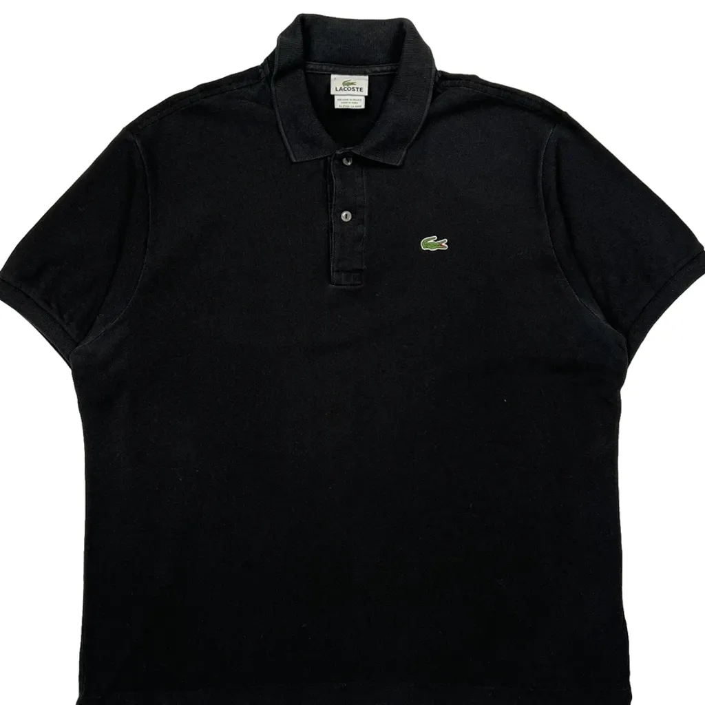 Lacoste Polo Shirt - 2XL Black Cotton - Image 6
