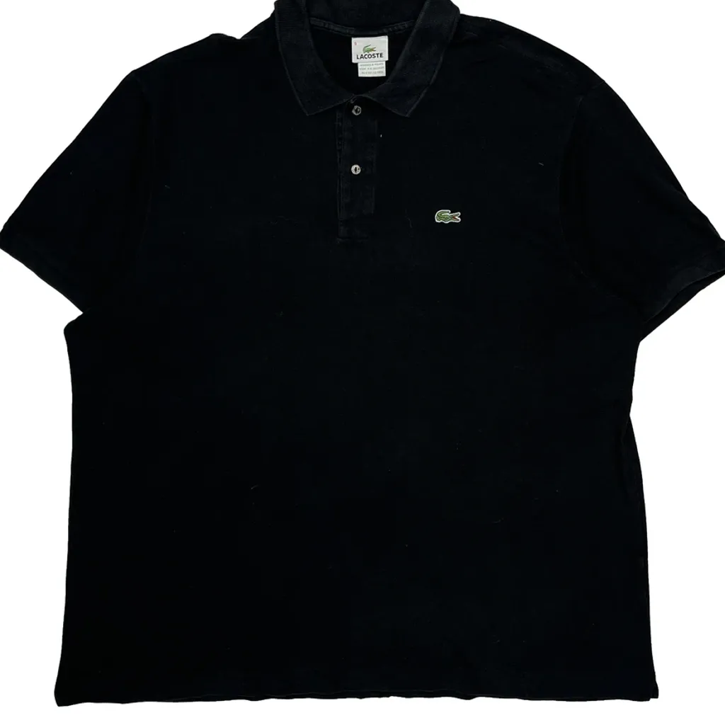 Lacoste Polo Shirt - 3XL Black Cotton - Image 4