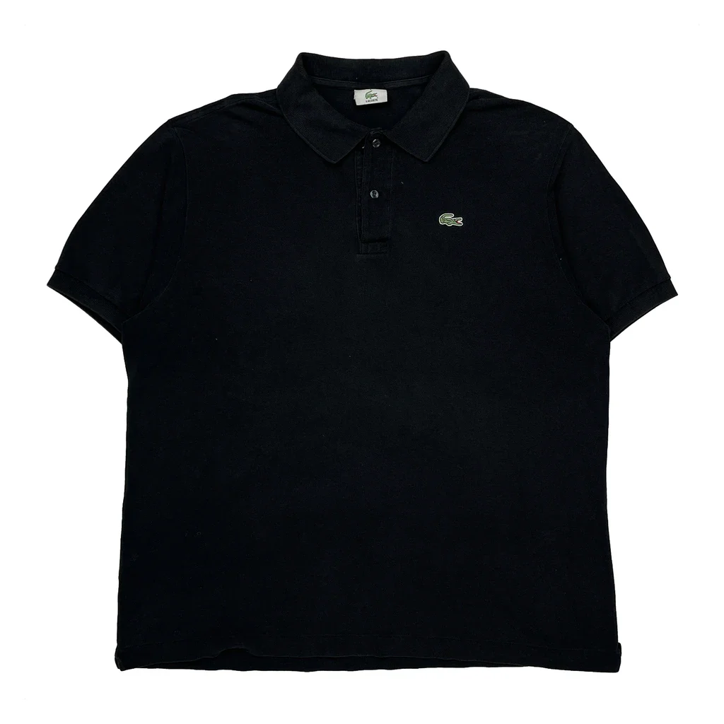 Lacoste Polo Shirt - 3XL Black Cotton